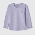 Blusinha Manga Longa Lilás Hering Infantil - Feminina