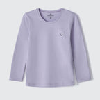 Blusinha Manga Longa Lilás Hering Infantil - Feminina