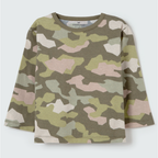 Blusa Manga Longa Estampada Verde Hering Infantil - Masculino