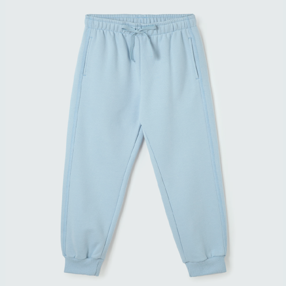 Calça Jogger Moletom Azul Claro Hering Infantil - Feminina