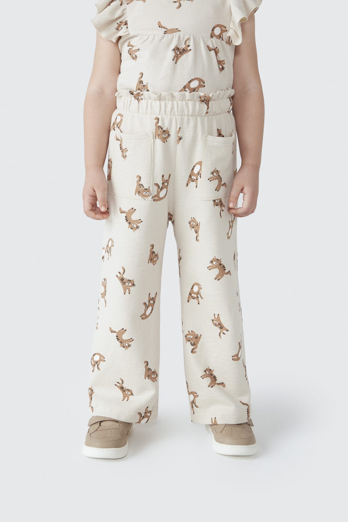 Calça Estampada Gatinha Hering Infantil - Feminina
