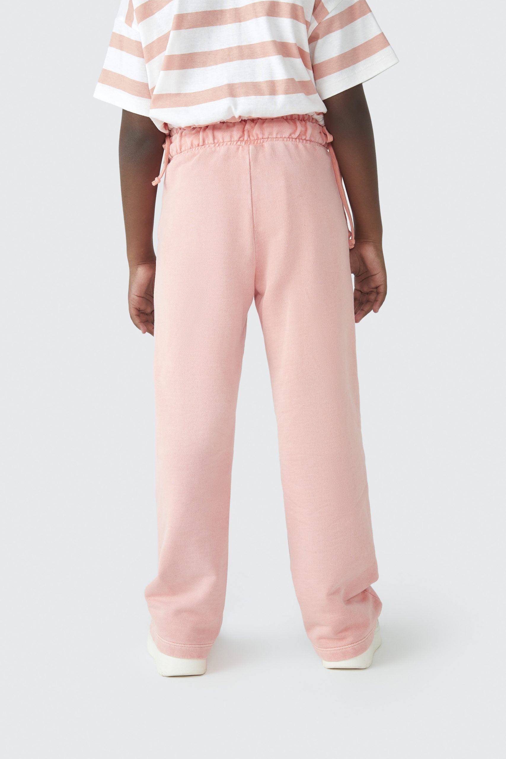 Calça Wide Leg Moletom com Bolso Rosa Hering Infantil - Feminina