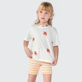 Bermuda Ciclista Estampada Listra Hering Infantil - Feminino