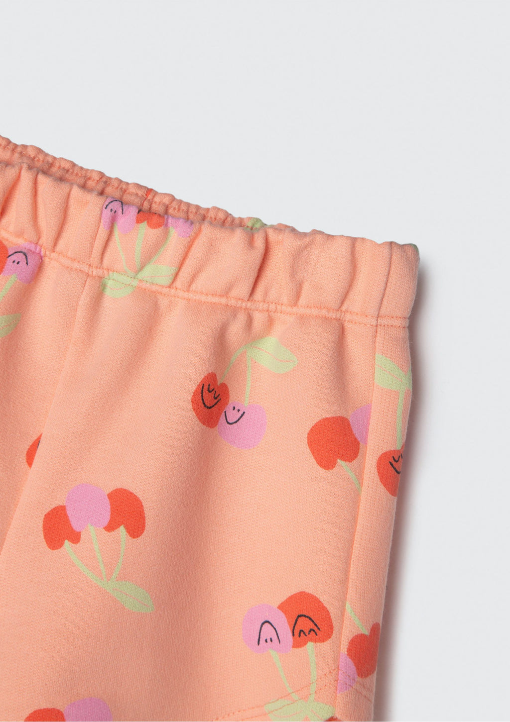 Shorts Moletom Laranja Estampado Hering Infantil - Feminino