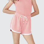 Shorts Runner Moletom Hering Infantil - Feminino