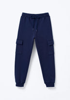 Calça Cargo Moletom Marinho Hering - Masculina