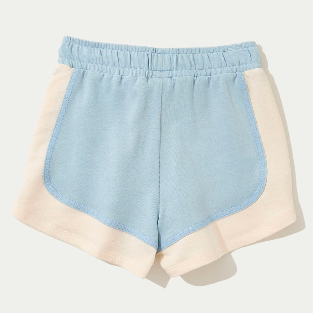 Shorts Moletom Runner Hering Kids Feminino - Azul