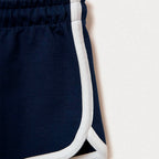 Shorts Moletom Runner Hering Kids Feminino - Azul Marinho