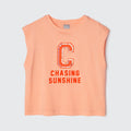 Camiseta Regata Chasing Sunshine Laranja Hering Infantil - Feminina