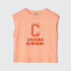Camiseta Regata Chasing Sunshine Laranja Hering - Feminina