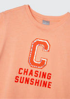 Camiseta Regata Chasing Sunshine Laranja Hering - Feminina