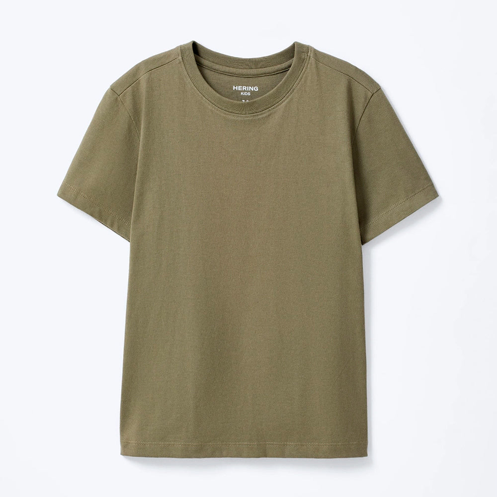 Camiseta Manga Curta Hering Infantil Comfort Super Cotton Masculina -   Verde