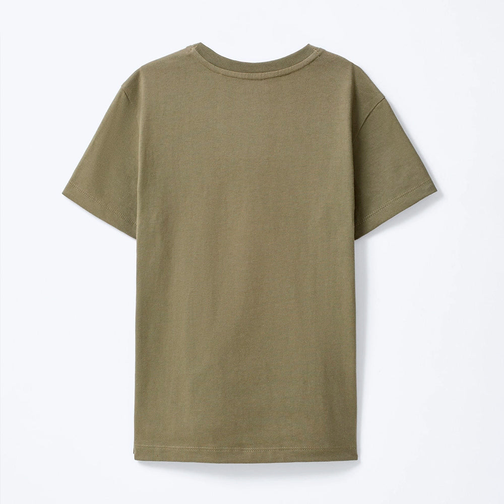 Camiseta Manga Curta Hering Infantil Comfort Super Cotton Masculina -   Verde