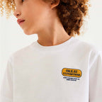Camiseta Manga Curta Regular Hering Kids Estampada Masculina - Branco