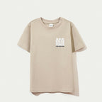 Camiseta Manga Curta Hering Infantil Estampada Masculina - Bege