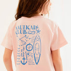 Camiseta Manga Curta Hering Oversized Com Estampa Feminina - Rosa