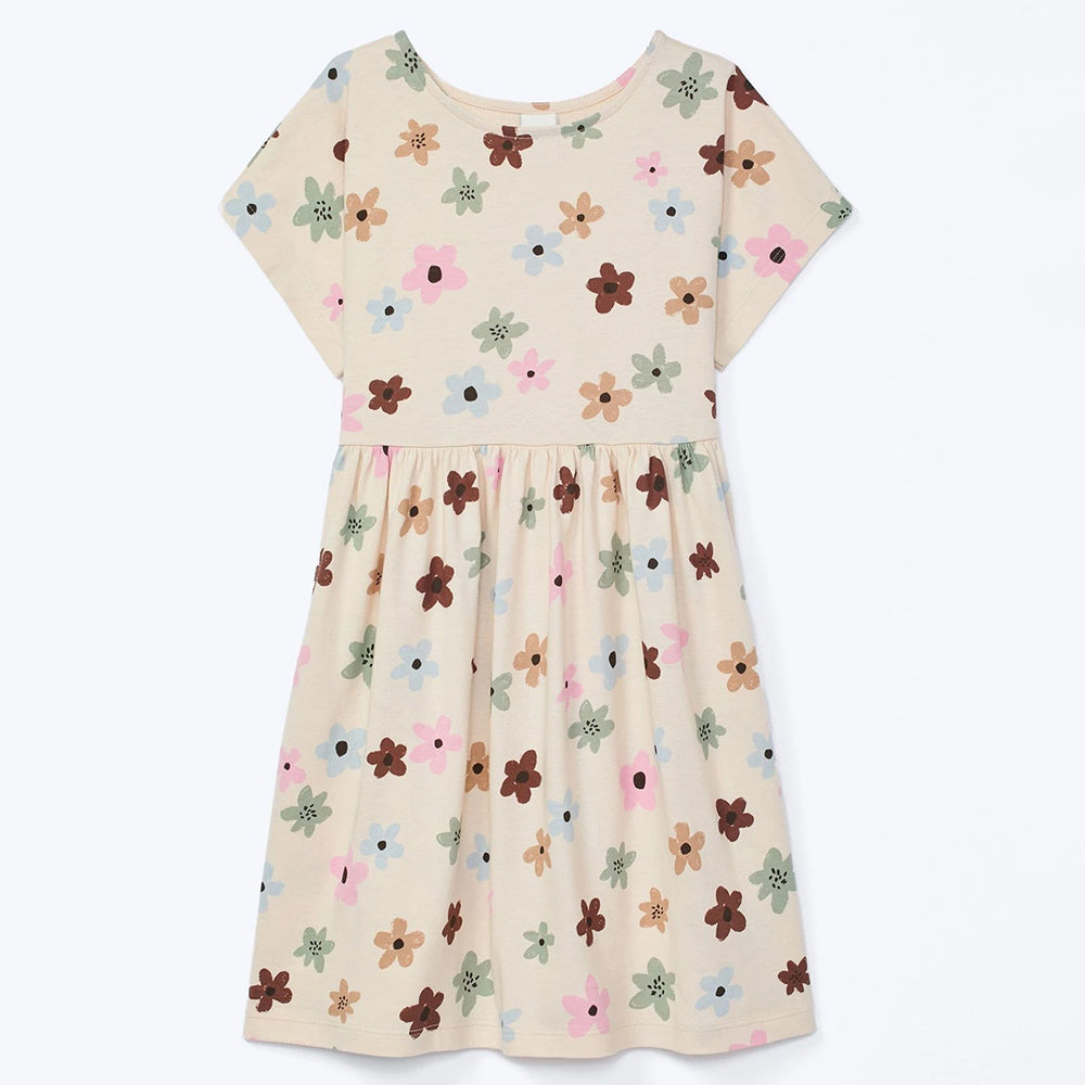 Vestido Curto Estampado Hering Kids Feminino - Nude