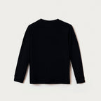 Camiseta Básica Manga Longa Hering Kids Masculina - Preto