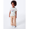 Blusa Manga Curta Toddler Estampada Hering Kids Feminino – Off-White