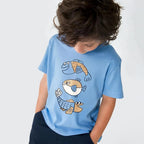Camiseta com Estampa Toddler Hering Kids Masculino - Azul