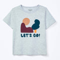Camiseta Manga Curta Toddler Estampada Hering Kids Masculino – Cinza