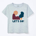 Camiseta Manga Curta Toddler Estampada Hering Kids Masculino – Cinza