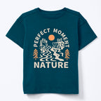 Camiseta Manga Curta Toddler com Estampa Interativa Hering Kids Masculino – Verde