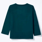 Camiseta Manga Longa Hering Kids Com Estampa Masculina - Verde