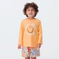 Camiseta Manga Longa Infantil Estampada Laranja Hering – Masculina