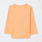 Camiseta Manga Longa Infantil Estampada Laranja Hering – Masculina