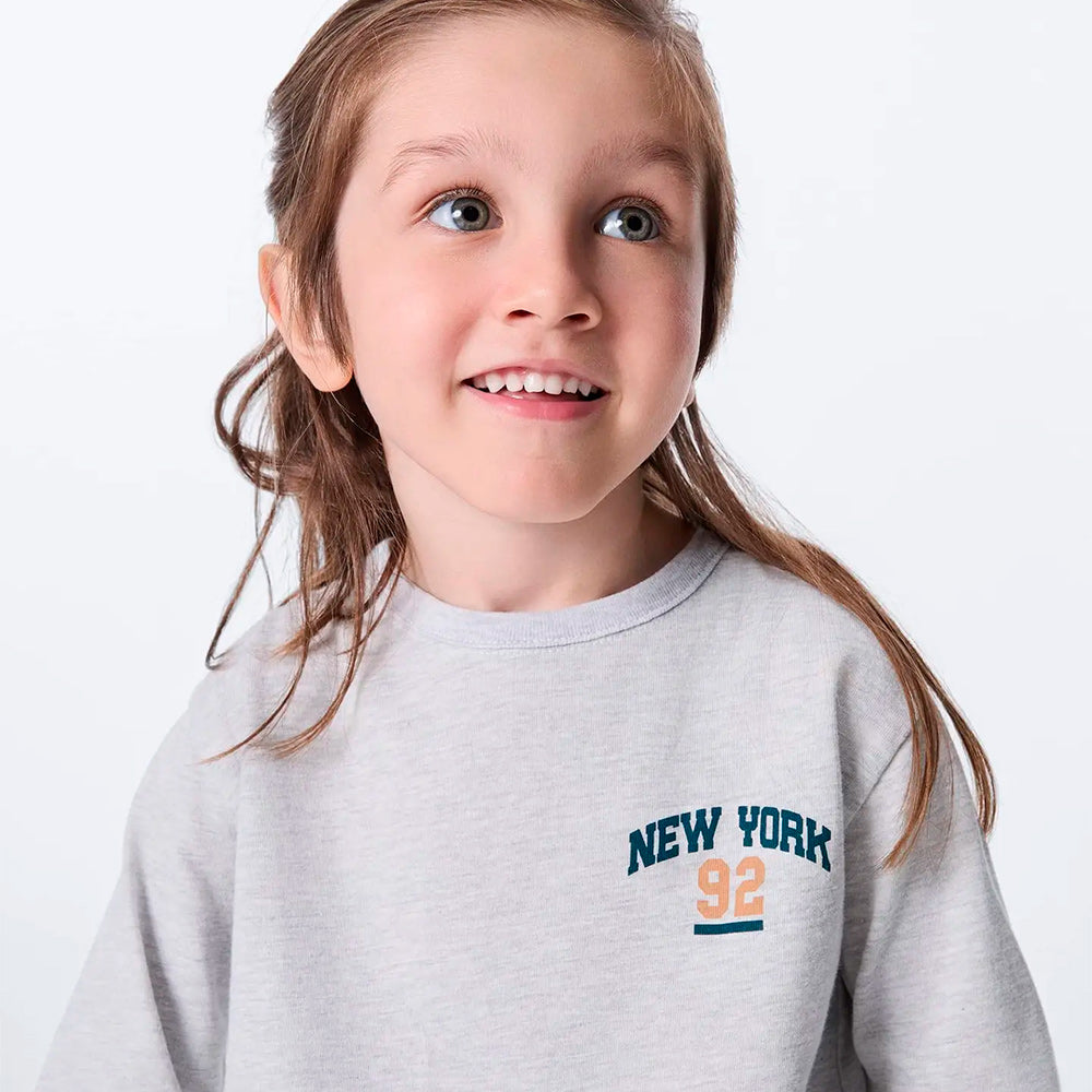 Camiseta Manga Longa New York Infantil Hering – Masculina