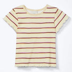 Blusa Manga Curta em Ribana Toddler Hering Kids Feminino - Amarelo