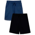 Kit Com 2 Bermudas Básicas Em Moletom Hering Kids Masculina - Preto