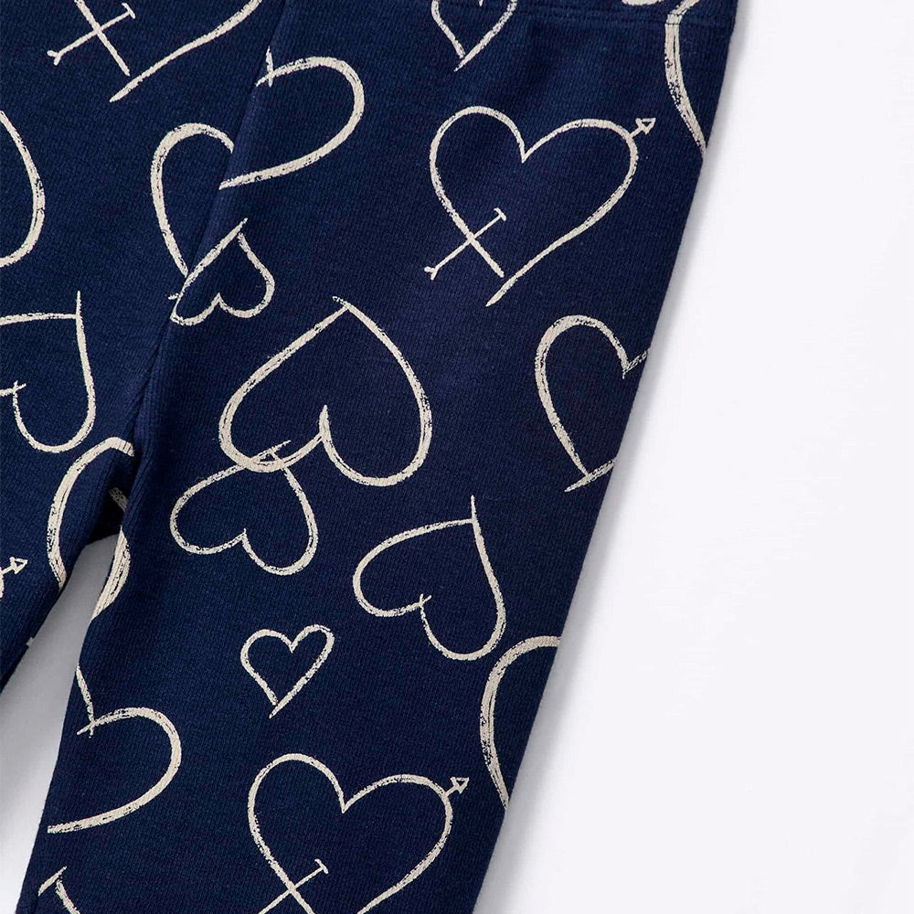 Bermuda Ciclista Estampada Hering Kids Feminino – Azul