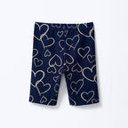 Bermuda Ciclista Estampada Hering Kids Feminino – Azul