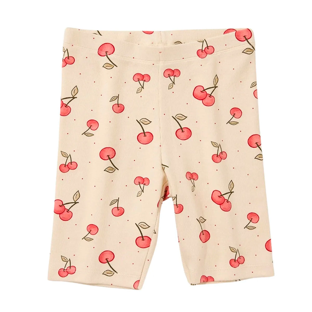 Bermuda Ciclista Estampada Hering Kids Feminino – Off-White
