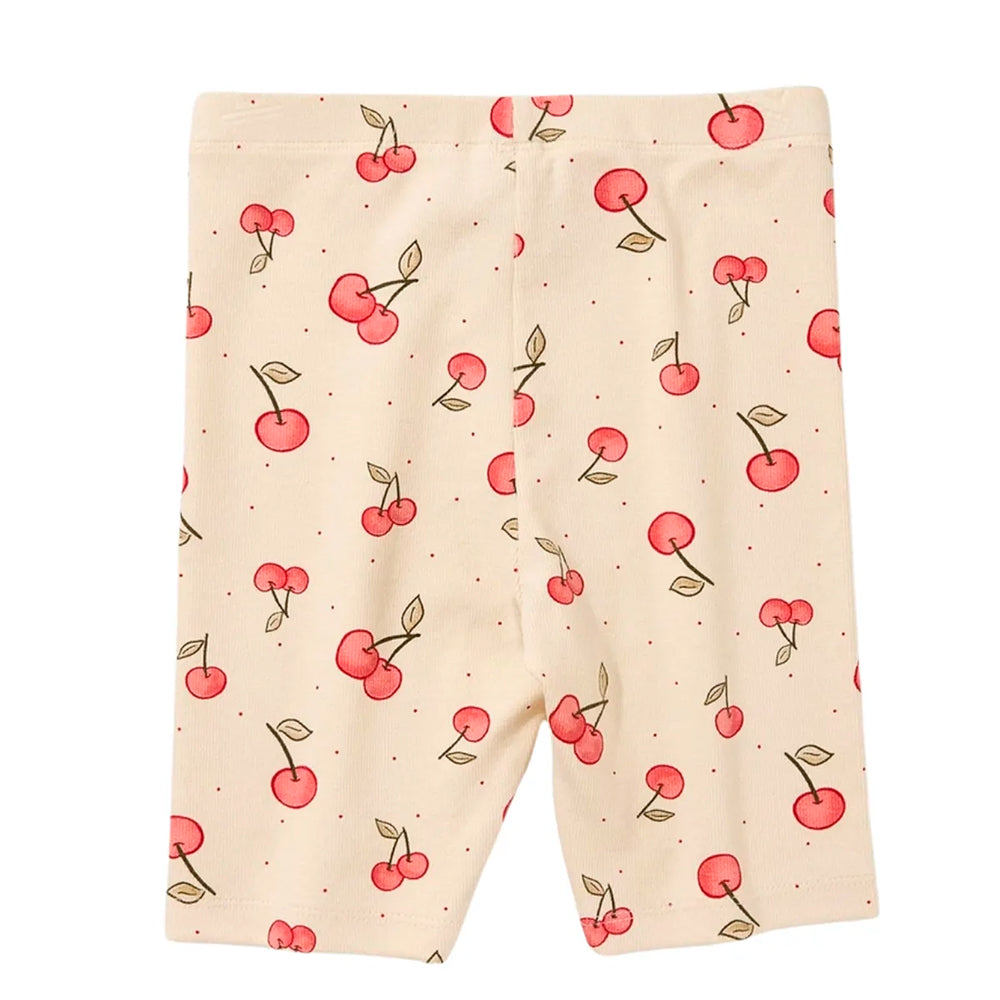 Bermuda Ciclista Estampada Hering Kids Feminino – Off-White