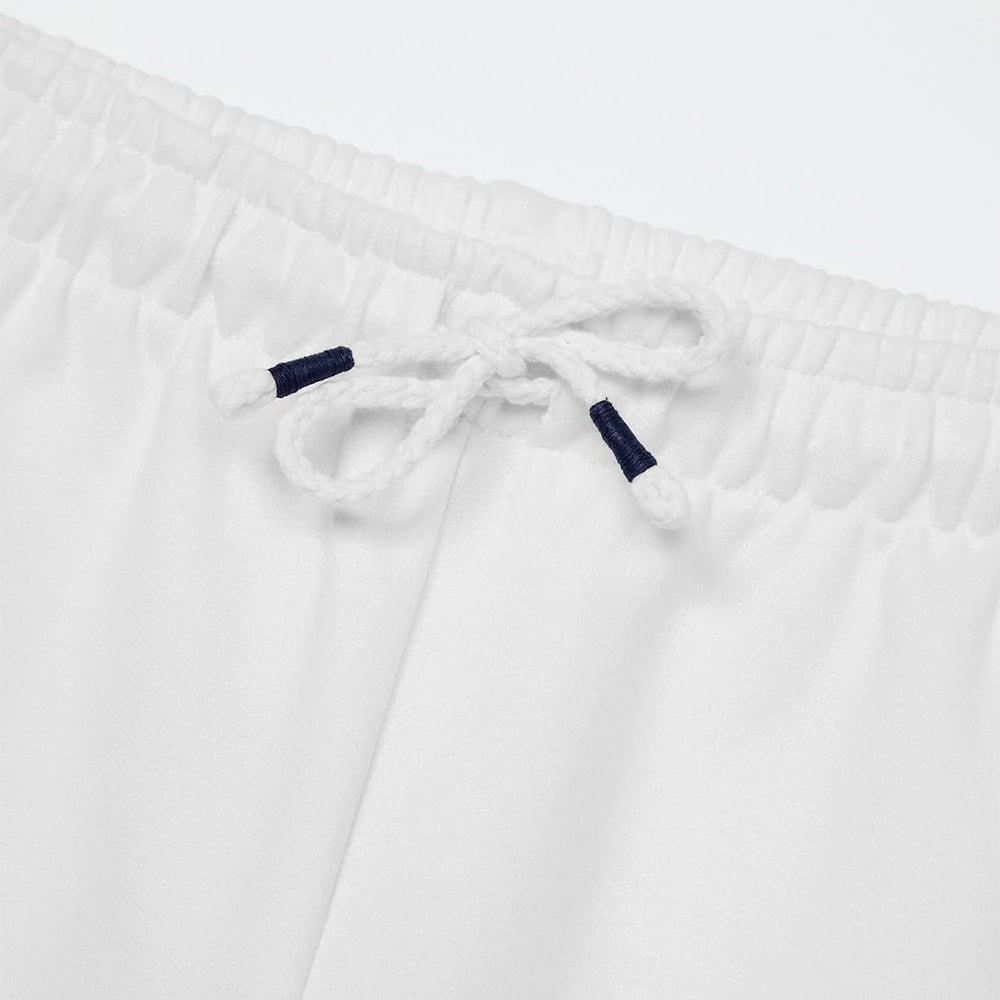 Calça Wide Leg Infantil em Moletom Off White Hering – Feminina