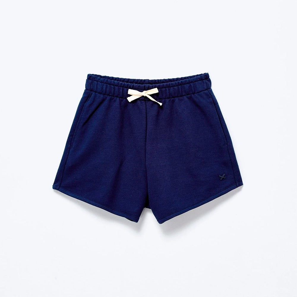 Shorts Runner Moletom Infantil Hering Kids Feminino – Azul