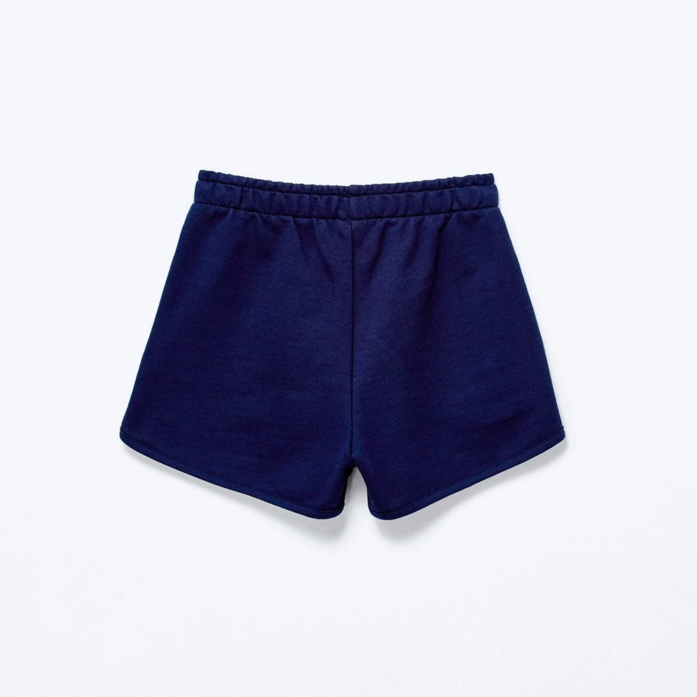 Shorts Runner Moletom Infantil Hering Kids Feminino – Azul