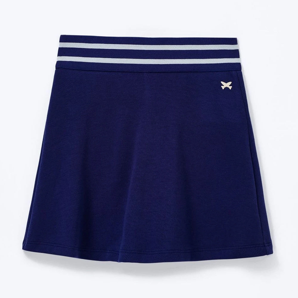 Shorts Saia Malha de Algodão Hering Kids Feminino - Azul