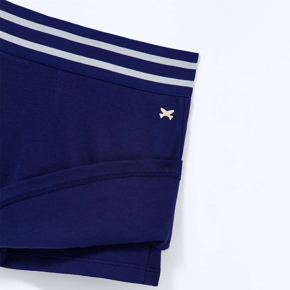 Shorts Saia Malha de Algodão Hering Kids Feminino - Azul