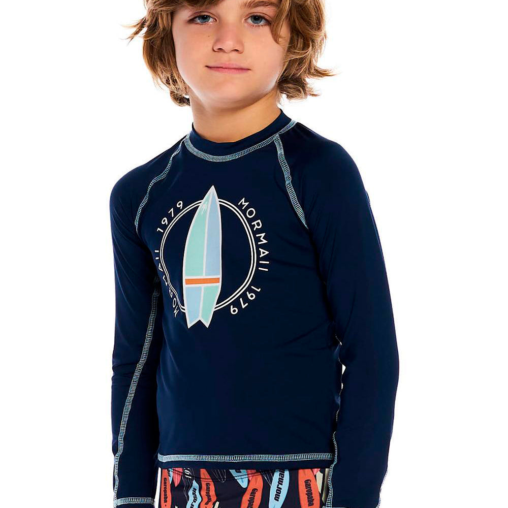 Blusa De Proteção Mormaii Manga Longa Slim Fit Proteção UV50+ - Azul Marinho