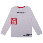 Camiseta Manga Longa Move Mescla - Masculina