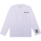 Camiseta Manga Longa New York Branca - Masculina