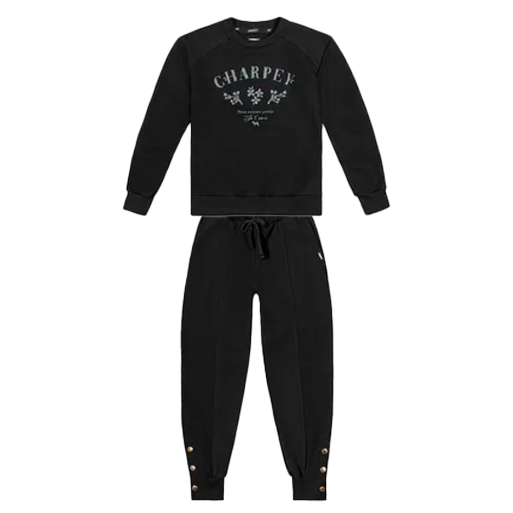 Conjunto Moletom Bordado Lantejoula Charpey - Feminino