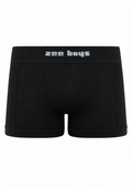 Cueca Boxer Infantil Sem Costura Menino Zee Rucci - Preto