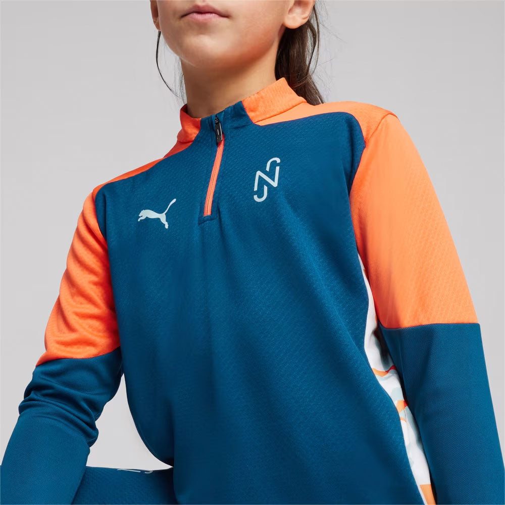 Blusa de Treino Quarter-Zip Creativity Football PUMA x NEYMAR JR Juvenil - Unissex