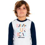 Blusa De Proteção Mormaii Manga Longa Slim Fit Proteção UV50+ - Azul Marinho