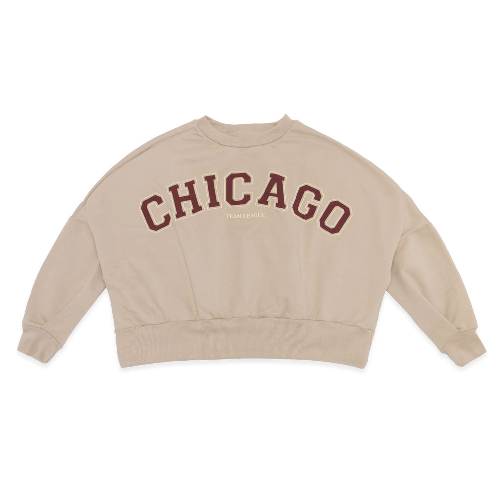 Blusão Moletom Estampado Chicago Pokotinha - Feminino